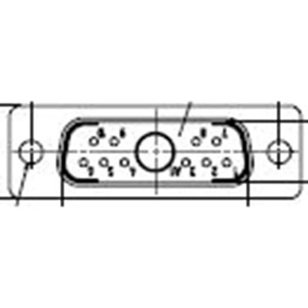 Molex FCT ML DSUB SDR RCPT 11W1 172704-0012 - main